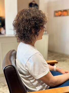 ネイビーヘアデザイン(navy hair design) プードルパーマ