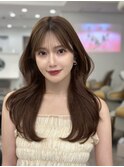 韓国スタイル/ナチュラルくびれへア_くびれ巻き_レイヤーカット