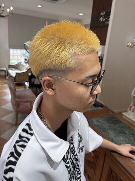 ヘア ヴァーゴ(Hair vago) フェード金髪ボウズ