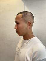 ビーバイエイトジェンツ(Bee by EIGHT GENTS)&nbsp;サーフカール/スパイキーショート/ブルーブラック/心斎橋