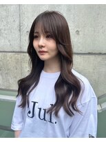 ニューヨークニューヨーク 垂水店(NYNY)&nbsp;韓国風ｘシースルーバングｘエギョモリｘタンバルモリｘレイヤー