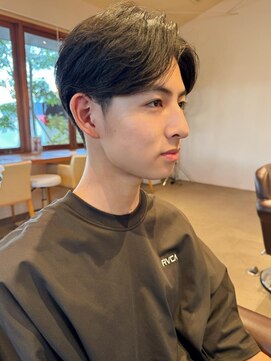 トップヘアスパアンドリゾート 鳴海(TOP HAIR spa&resort) 韓国メンズヘア/メンズヘア/センターパート