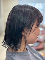ヘアークリアー 春日部 ミセス グレーハイライト×外ハネスタイル