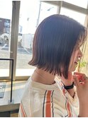 ボブ/切りっぱなし/髪質改善