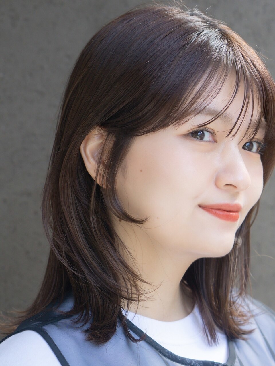 ガーデンヨコハマエスト(GARDEN YOKOHAMA est)&nbsp;ボブルフ　小顔　ミディアム　ボブ　レイヤー　シースルーバング