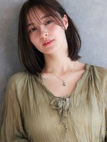 ルー ハナレ(Luu HANARE)&nbsp;ミディアムボブ/髪質改善/髪質改善/水素カラー/神戸/髪質改善