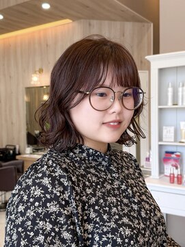 ユウヘアー 千代田橋店(U Hair) 柔らかいブラウン/イルミナカラー/ボブ