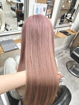 ヘアアンドメイク 心座(hair&make)&nbsp;やわらかピンクベージュ