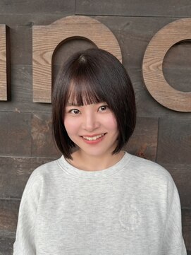 カノエ 山口小郡店(canoe) ボブ×ダークブラウン