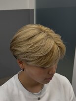 ノイセルヘアー(Noisyle Men's hair) リバースセンターパート/ニュアンスパーマ/ダウンバング/MEN'S◎