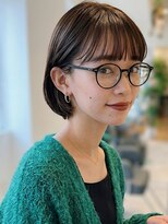 フレイムス ヘアアンドリラックス 戸田店(Frames hair&relax)&nbsp;ショートボブ20代30代40代◎前髪あり丸みショートミニボブ戸田