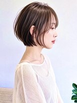 アンク(ank)&nbsp;小顔ショートボブ20代30代40代50代大人ボブひし形ショート