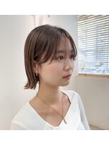 ユニークバイケンジ 町田(unique KENJE)&nbsp;大人可愛いカジュアル×耳かけ外はねボブ　K2
