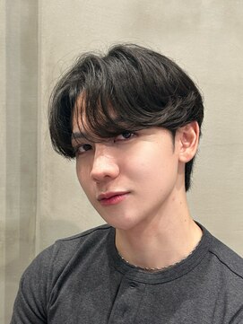 ロンドロゼ 池袋(Lond rose) men's/メンズ曲がる縮毛矯正/ニュアンスパーマ/黒染め/池袋