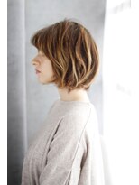 シュシュット(chouchoute)&nbsp;吉祥寺3分/ウォーターフォール毛先パーマ黒髪ことりベージュ/128