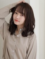 ロンドプランタン 恵比寿(Lond Printemps)&nbsp;【Lond佐野】小顔モテシースルーバング 重めミディアムヘア