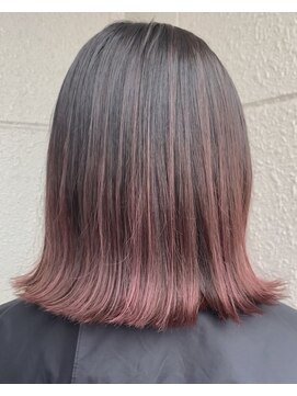 ハウリーヘアアンドスパ(HAURY hair&spa) グラデーションピンク