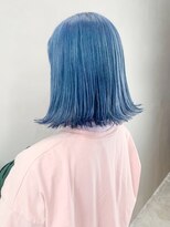 ブルーミディアム_ミニウルフテラコッタくすみブルー_ba331751