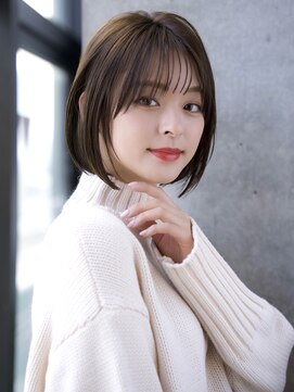 エインアンリー 表参道(AIN.ANLY.) 前髪あり大人小顔ボブ20代30代40代【AIN.表参道】川原大地