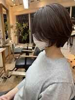 オーシャン(Ocean)&nbsp;［OCEAN　Hair&Life]前髪なしショート/3Dハイライト/ボブウルフ