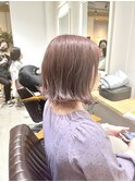 【EIGHT渡辺】ブリーチカラー×ピンクアッシュ