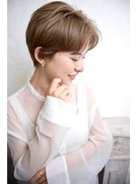 グランアージュ 船橋南口店(grandage) 刈り上げ女子/ハンサムショート/ミルクティーベージュ髪質改善