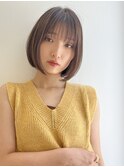 【THEOSCAR印南】上品フォルムシンプルボブ