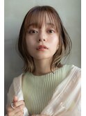 大人可愛い前髪/ミディアム/ボブ/20代30代/原宿/表参道