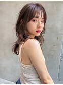 【ARTE表参道/青山】モテ髪ミディアム×ブリーチなし透明感