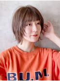 ショートウルフ_チョコレートプリカール大人ガーリー_8881