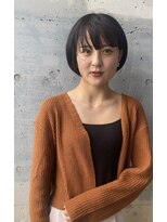 モリオ フロム ロンドン イオンモール 熊本店(morio FROM LONDON)&nbsp;【morio木村】モノトーンブラック/耳かけショート