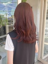 ヘアーデザイン リボン(hair design Ribon) レッド・オレンジカラー/赤髪/暖色カラー