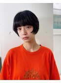黒髪ショートボブ