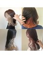 ラクヘアー 住吉店(rak hair) イヤリング・インナーカラー☆