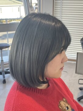 グランデュール 東静岡池田店(GRANDEUR) 大人マッシュショート丸みショート黒髪ショートベリーショート