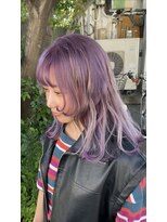 カリラ(CAOLILA) 柔らかい色のラベンダーアッシュのグラデーションカラー