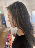 地毛ハイライト