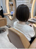 20代30代40代大人可愛い小顔ボブ前下がりショート