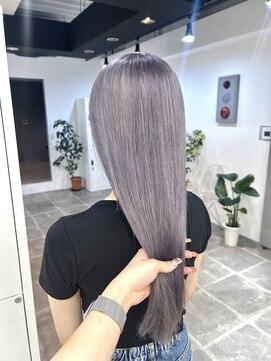 ペレ 栄店(PELE) 前髪/アンブレラカラー/こなれミディ/イメチェン/ウェーブパーマ