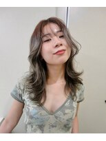 ワンインチ(1 inch)&nbsp;グレージュ/ダブルカラー