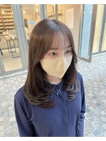 クム(kumu) レイヤーカット/前髪カット/顔周り/シースルー/名古屋/栄/韓国