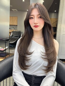 ロンドローズ 名古屋(Lond damaskRose) レイヤーカット ケアブリーチ ダブルカラー 41031