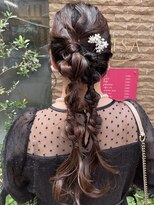 リサヘアーデザイン(RISA HAIR DESIGN)&nbsp;天神/大名/赤坂/編み下ろしアレンジ