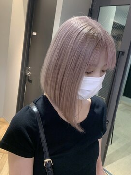 エンター 天神店(ENTER) ピンクベージュ/髪質改善/レイヤー/ウルフ/ENTER 天神店