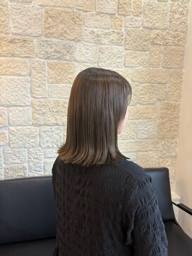 ヴァン カウンシル 川口店(VAN COUNCIL) 切りっぱなしボブ×モカベージュ くすみカラー #3