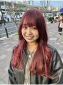 春トレンドのボルドー系!ブリーチなしWカラーで叶えます!