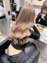 ラピス 福岡天神店(Lapis)&nbsp;ミルクティーグレージュ×エクステ80枚