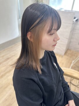 セイドット リー(Say. Ree) say.ホワイトグレージュチェリーブラウンイヤリングカラー