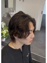 エッジ(EDGE)&nbsp;メンズ刈り上げないミディアム無造作パーマ