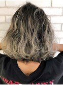 20代 30代 外国人風アンニュイウェーブ　グレージュ